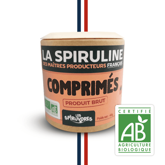 Spiruline bio en comprimés, cure 13 jours