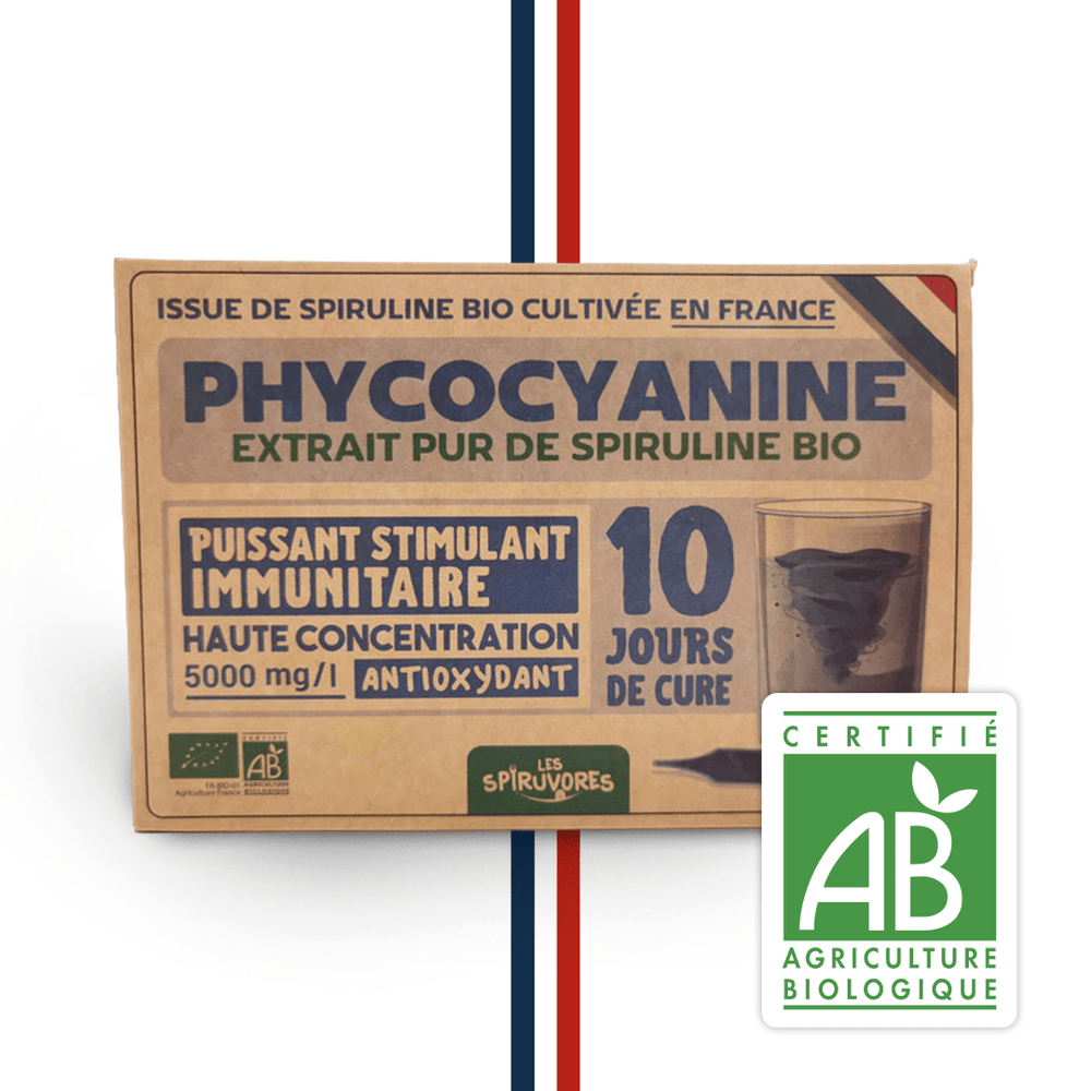 Phycocyanine Bio française et sans conservateur